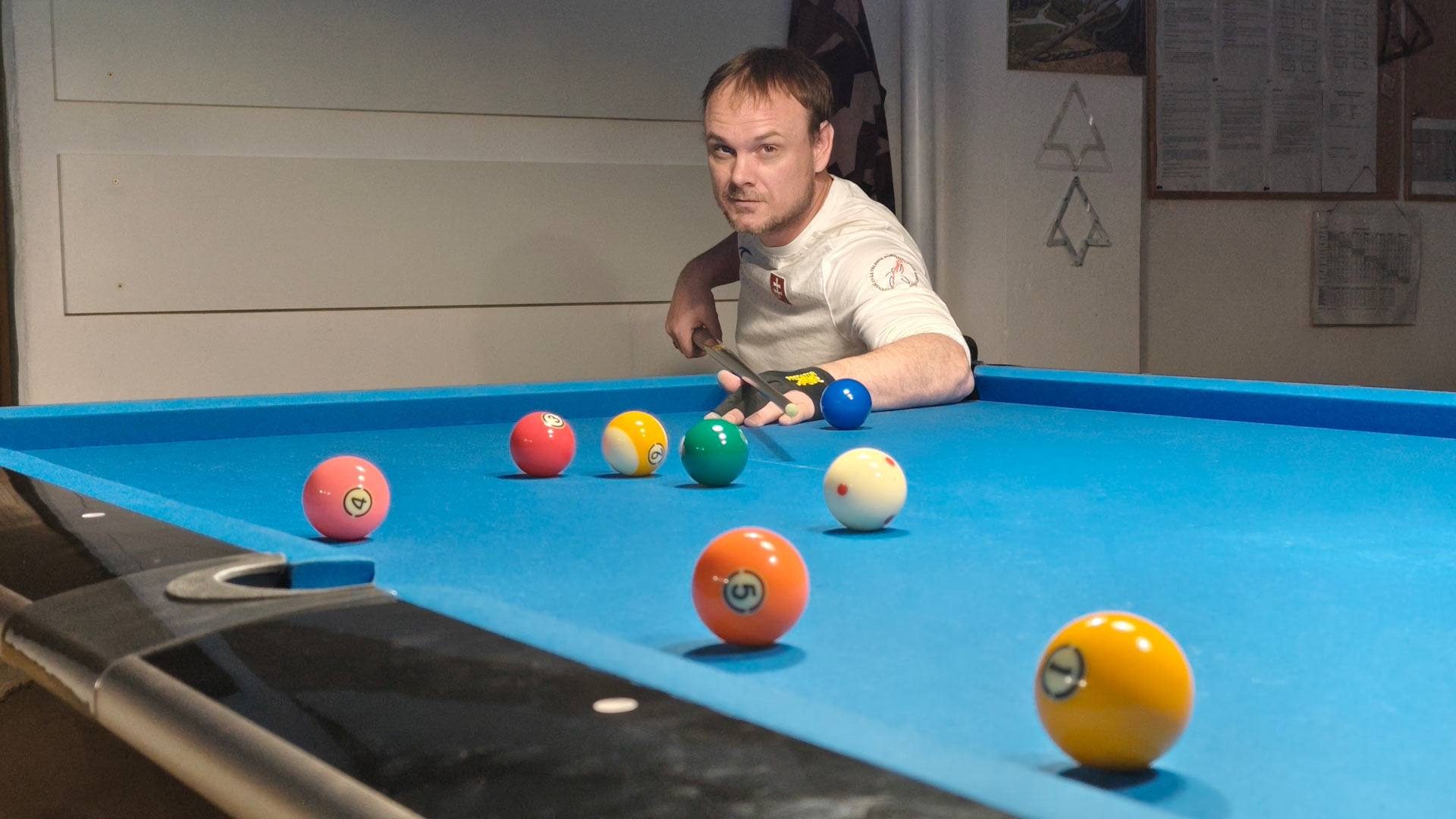 Peter Macho: Biliard je skvelý šport aj pre vozičkárov