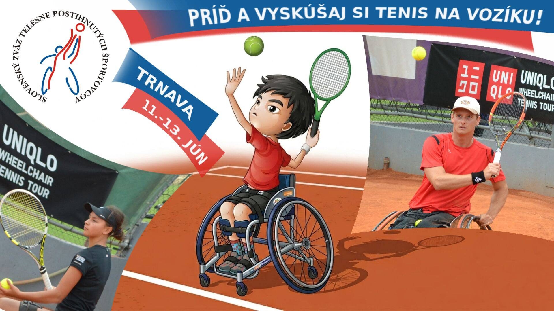Príď a vyskúšaj si tenis na vozíku!